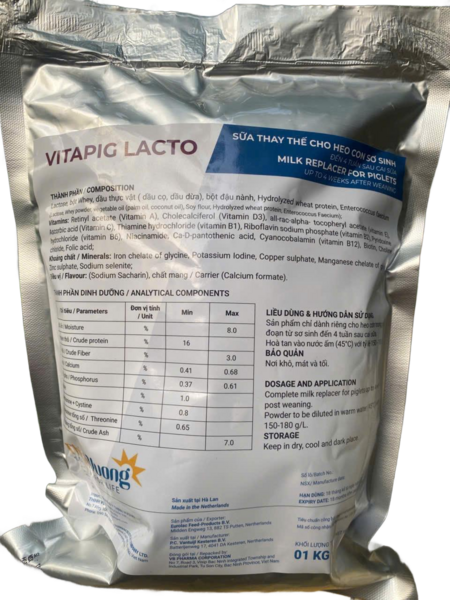 Sữa heo con Vitapig Lacto